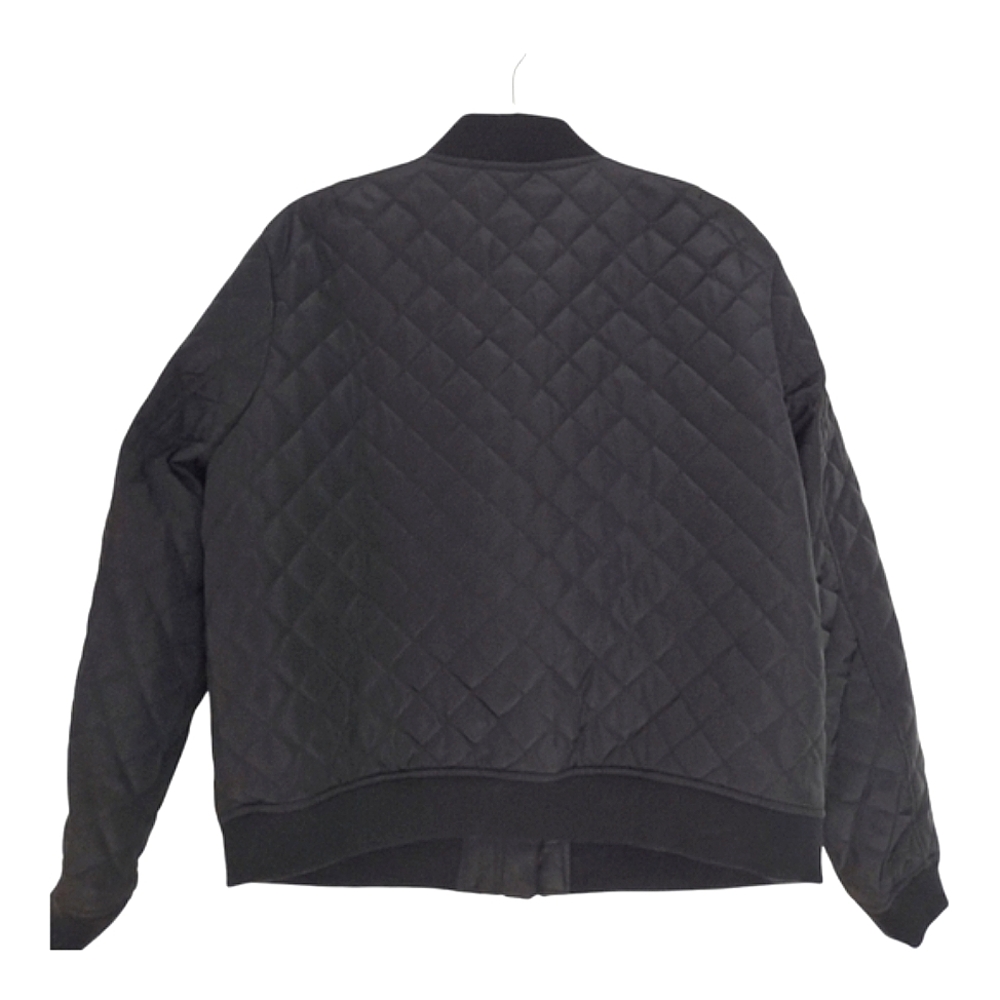 Levi's Quilted Zip Front Nylon Black Bomber Jacket Size XXL - Picture 2 of 8